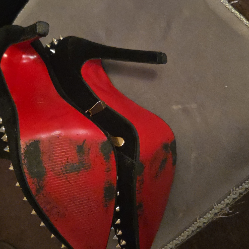 Today Only Studded Black Women's Boots - Picture 2 of 5